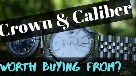 buying from crown and caliber.